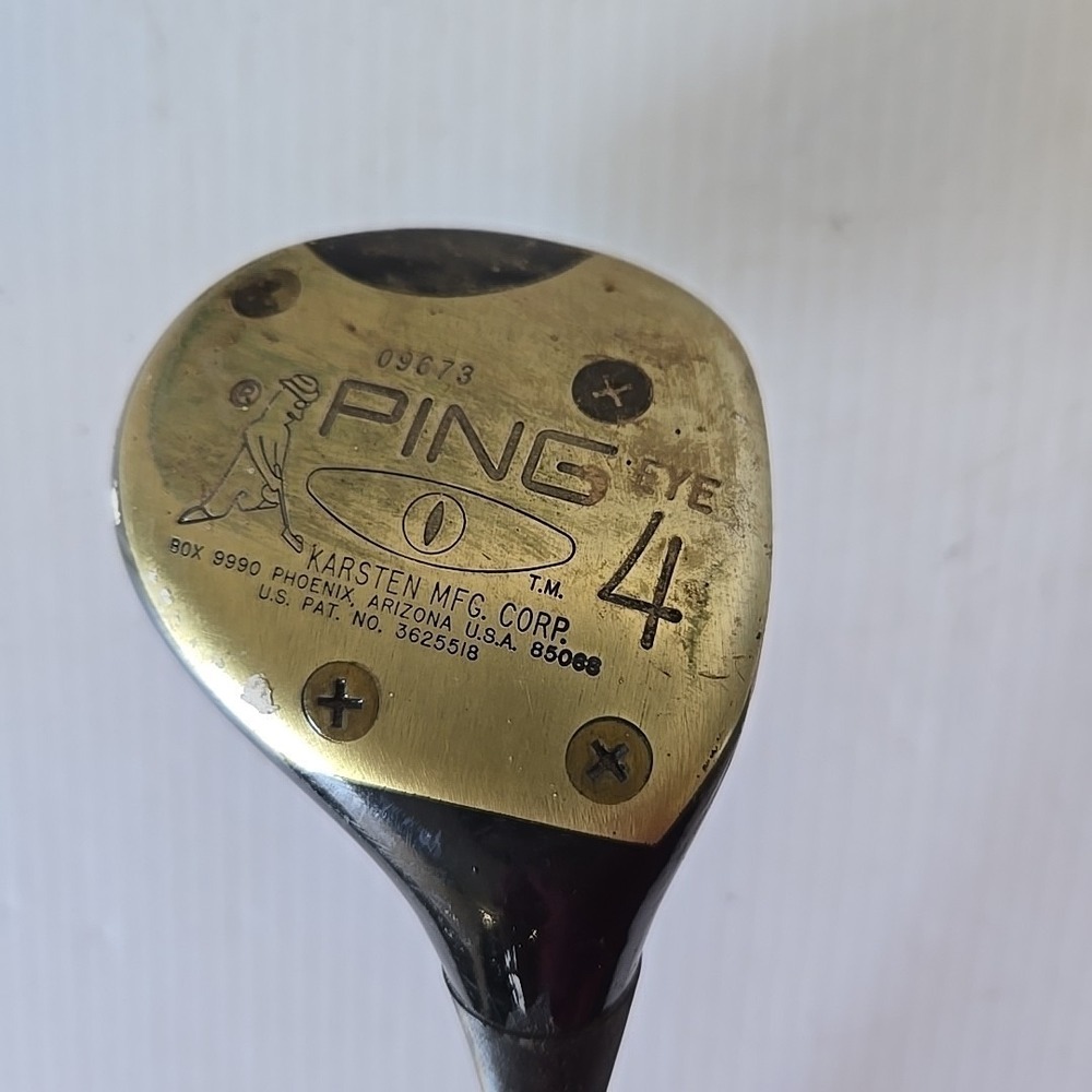 Vintage PING‎ KARSTEN I Golf Club Wood No. 4